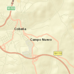 Cobeña Street Map