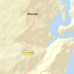 Alocén Street Map