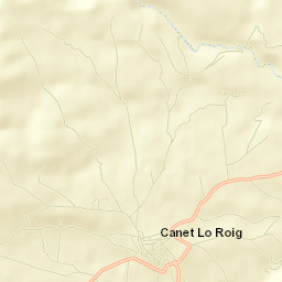 Canet lo Roig Street Map