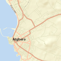 Alghero Street Map