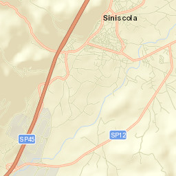 Siniscola Street Map