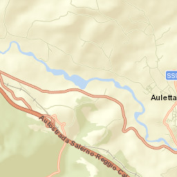 Auletta Street Map