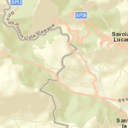Savoia di Lucania Street Map
