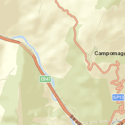 Campomaggiore Street Map