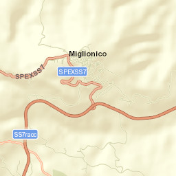 Miglionico Street Map