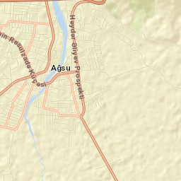 Aghsu Street Map