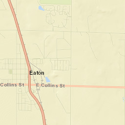 11 Elm Ave Eaton CO 80615 America Street Map