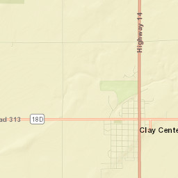 Clay Center Street Map