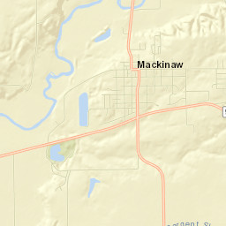 Mackinaw Street Map