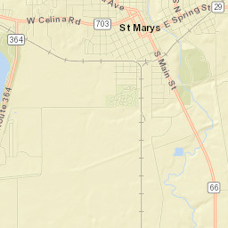 Saint Marys Street Map