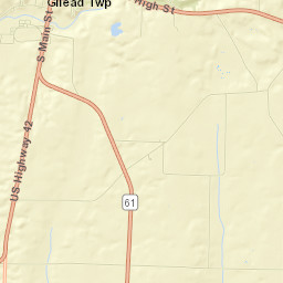Morrow County Street Map