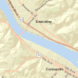 Sewickley Street Map