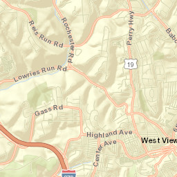 West View Street Map
