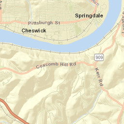 Cheswick Street Map