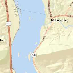 Millersburg Street Map