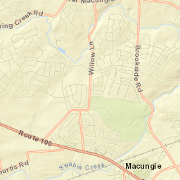 Macungie Street Map