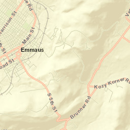 Emmaus Street Map