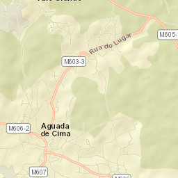 Aguada de Cima Street Map