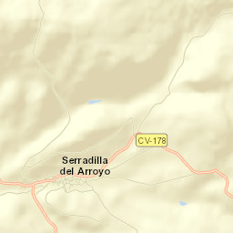 Serradilla del Arroyo Street Map