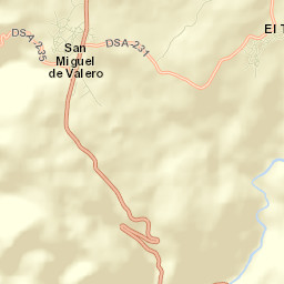 San Miguel de Valero Street Map
