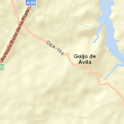 Guijo de Ávila Street Map