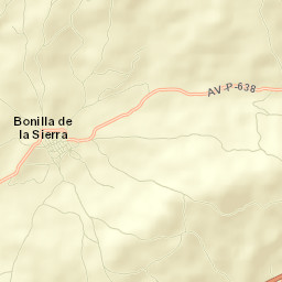 Bonilla de la Sierra Street Map