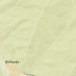 El Pardo Street Map