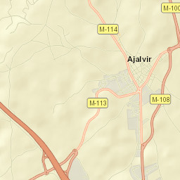 Ajalvir Street Map