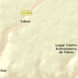 Yebes Street Map