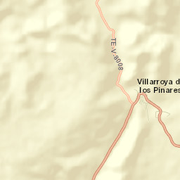 Villarroya de los Pinares Street Map