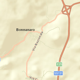 Bonnanaro Street Map