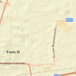Paolo VI Street Map