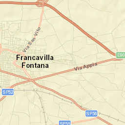 Francavilla Fontana Street Map