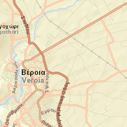 Véroia Street Map
