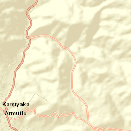 Armutlu İlçesi Street Map