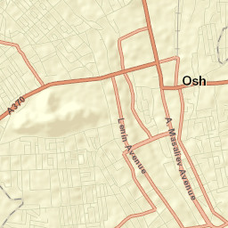 Osh Street Map