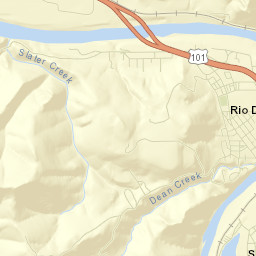 Rio Dell Street Map