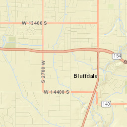 Bluffdale Street Map