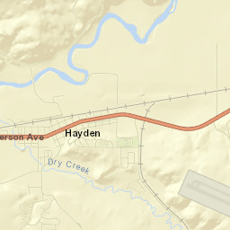 Hayden Street Map