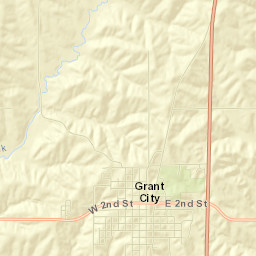 Grant City Street Map
