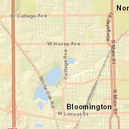 Bloomington Street Map