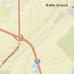 Battle Ground Street Map