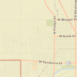 Kokomo Street Map