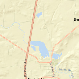 Fredericktown Street Map