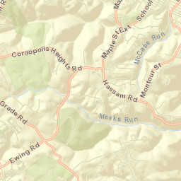 1001-1029 Ewing Road, Moon, PA 15108 Street Map