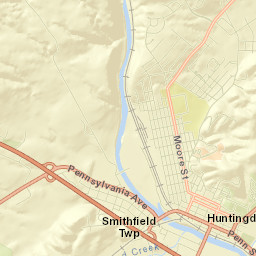 Huntingdon Street Map