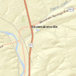 Shoemakersville Street Map