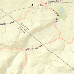 Alburtis Street Map