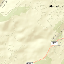Girabolhos Street Map