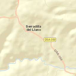 Serradilla del Llano Street Map